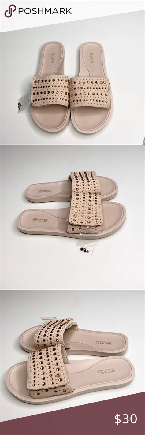 pink scuba sandals Michael Kors